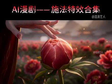 码住❗️❗️用AI做国漫施法特效教程合集#国漫 #国漫特效 #ai教程 #流浪艺人 #ai漫剧