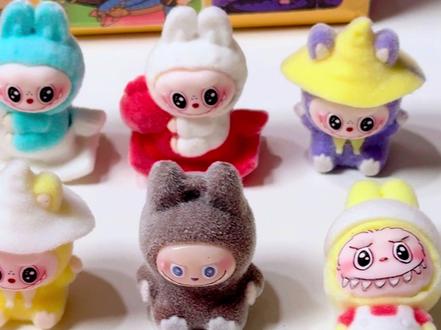 拉布布洞洞乐盲盒 #拉布布 #盲盒 #也太可爱了吧 #惊喜