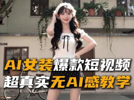 Ai女装爆款短视频,超真实无ai感教学 #AI带货 #Ai女装 #Ai学习 #Ai教程 #工作流