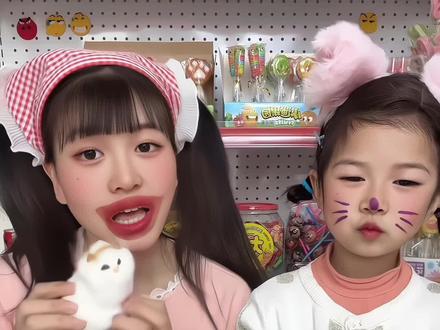 小猫怎么叫,喵喵喵 #儿歌童谣 #亲子互动 #搞怪 #可爱萌娃 #儿童玩具