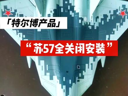 样品到了,别着急!5月初就有啦!看看安装教程啊!都在预售了噢!#模型 #飞机模型 #苏57