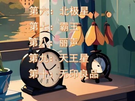 闹钟十大品牌 每个床头都会一个闹钟,都离不开它,#闹钟 #计时器 #钟