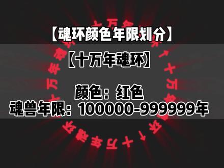 【魂环颜色年限划分】 #茄子绘画 #斗罗魂环 #斗罗大陆