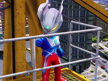 小赛罗差点掉了下去 #奥特曼#二次元