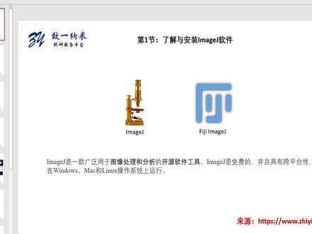 ImageJ软件零基础使用与安装 #软件