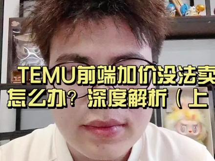 TEMU前端加价,销量直线下滑,深度解析原因(上) #TEMU#销量下滑#全托管#半托管#Y2