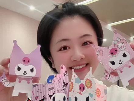 三丽鸥方块人#三丽鸥 #库洛米 #美乐蒂 #手工diy #一起玩手工吧