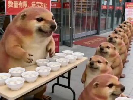 我的刀盾狗。咕咕嘎嘎。我的刀盾。