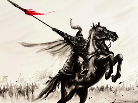 西凉锦马超 世代公侯#水墨写意 #马超#三国