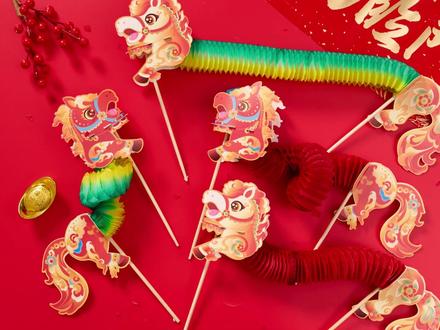 吉祥翻翻马步骤视频来啦~#马年手工 #马年灯笼 #翻翻马 #步骤视频