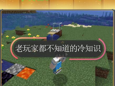 老玩家都不一定知道的冷知识,直接帮你自动刷石,自动钓鱼,轻松生存#我的世界