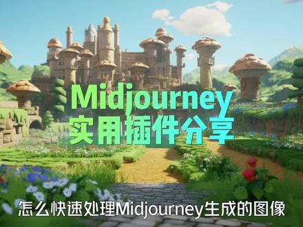 midjourney逆天插件,超强辅助工具Tracejourney ,抠图 放大 矢量都可以搞定#midjourney #ai绘画 #人工智能 #设计分享 #水煮鲁班ai绘画