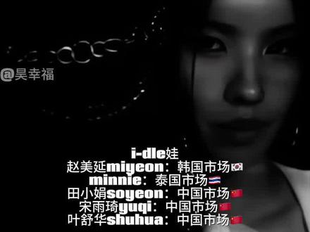 盘点K-Pop部分女团各成员最受宠市场#kpop