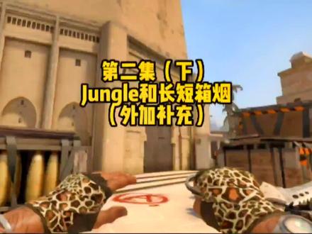 【CSGO Mirage】米垃圾 新手A区T进攻烟雾 Jungle和长短箱烟 教学#csgo #csgo道具 #大烤鸡csgo