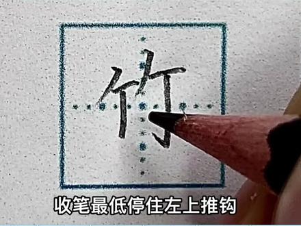 期末考试复习一年级生字“竹”#规范字书写 #硬笔书法 #生字 #练字 #写字是一种生活 #手写 #练字技巧 #书法 #写字 #基本笔画 #教育 #硬笔楷书 #汉字 #每天学习一点点 #学习 #一年级 #一年级一年级 #一年级语文 #一年级拼音