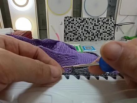 老爹运动鞋钩织教程#纯手工打造 #手工制作