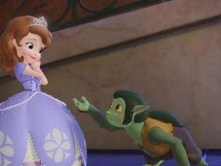 城堡里的绿怪人#小公主苏菲亚