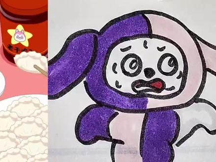 吃饺子#简笔画 #跟着抖音学画画 #一学就会的简笔画 @抖音小助手 @抖音青少年 @抖音创作者中心