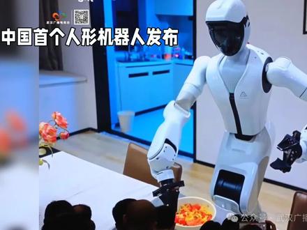 中国🇨🇳首个家庭通用机器人发布! #机器人 !