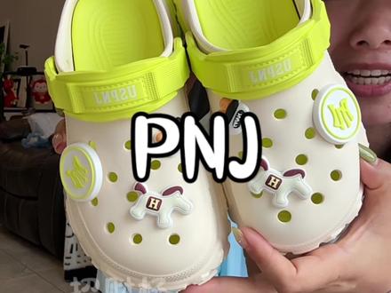 就连我儿子都在夸它,上脚好舒服。#可爱洞洞鞋 #洞洞鞋走天下 #PNJ
