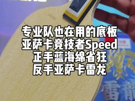 专业队也在用的底板亚萨卡竞技者speed这个价位还有值得推荐的外置底板吗?#乒乓球