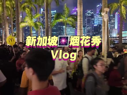 2026新加坡烟花秀#新加坡 #新加坡生活 #元旦 #烟花 #烟花秀