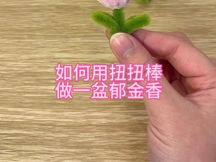 超详细的郁金香教程~#扭扭棒 #手工diy #一起玩手工 #郁金香