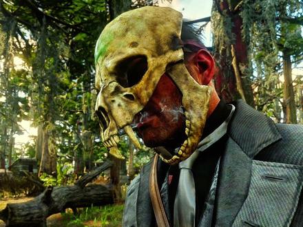 游戏中四个传奇面具!#荒野大镖客2