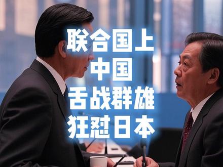 联合国上中国舌战群雄,狂怼日本!