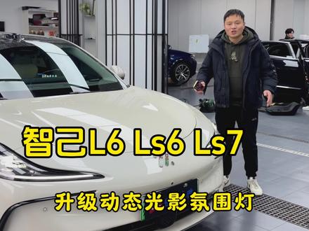 智己L6 LS6 LS7 升级动态光影氛围灯#智己ls7 #智己l6氛围灯 #苏州氛围灯改装 #智己ls6氛围灯 #智己汽车