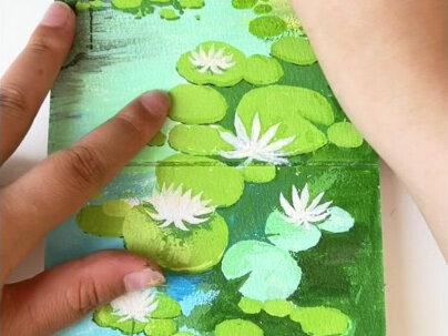 睡莲|附绘画过程 青盘浮在粼粼碧波,白睡莲悄然盛放
一隅静水荷塘,藏着夏日细碎的清凉
🖊️:初描happy(72色)
📝:轻听(12*12)
临摹:@伍生白
#初描丙烯马克笔 #睡莲 #零基础学画画#画画 #手绘