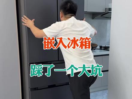 嵌入式冰箱避坑 #装修避坑 #嵌入式冰箱 #冰箱