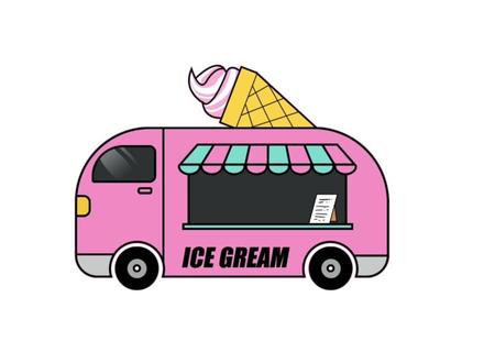 滴滴~冰激凌甜品车简笔画。圈圈圆圆简单图形划拉划拉就画成啦,画起来吧#简笔画 #画画 #汽车简笔画 #画车 #一起学画画