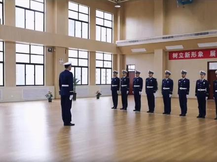 消防支队队列会操精彩#队列会操