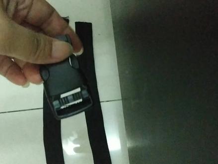 腰包腰带上面插扣卡扣做法,松紧布料都可以这样做!