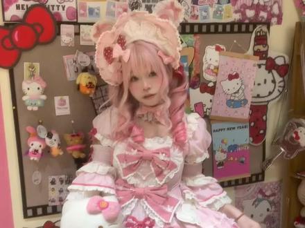 老婆们想要的兔耳bnt怎么戴好看的教程来啦~ #lolita #蝴蝶结小兔