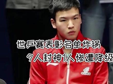世乒赛表彰名单炸锅!9人封神1人惨遭降级,国乒这规则到底公不公平?1/3#中国乒乓球 #向鹏 #世乒赛表彰名单