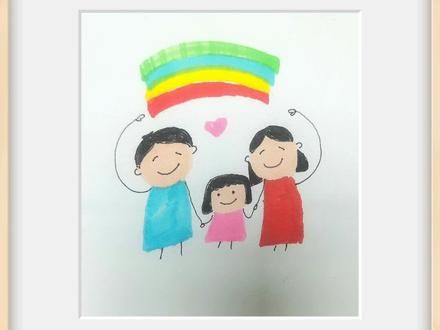 和爸妈一起过六一#萌知计划 #兴趣才艺 #知识合伙人 #简笔画#儿童画#六一主题画 @抖音青少年