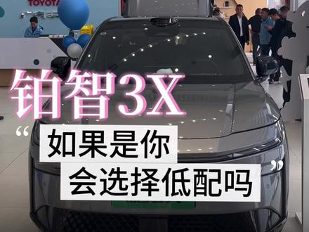 如果是你 会买铂智3X最低配吗?看完再做决定!#广汽丰田 #铂智3X