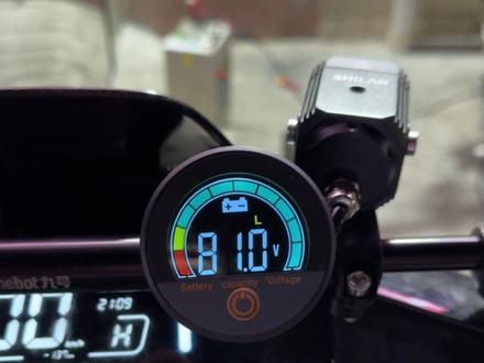 电动车电量显示器 ##九号e50s #电摩文化 #电改