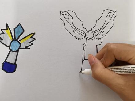 我用一分钟画的变身器VS我用一小时画的变身器.