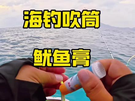 海钓吹筒鱿鱼有口打不到怎么办 之前海钓吹筒鱿鱼总没口,后来试了鱿鱼膏(针对鱿鱼、吹筒、墨鱼、带鱼都能用),没口的时候涂在鱿鱼饵上,每10分钟补涂一次,居然真的能轻松钓到!