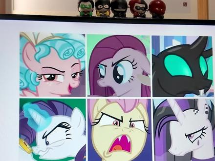 挑战让男朋友猜小马宝莉反派 #小马宝莉 #猜图 #动漫