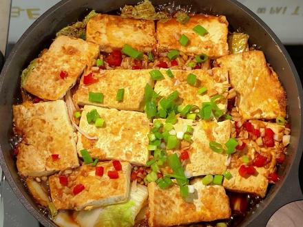 懒人焖菜系列,娃娃菜豆腐煲#低脂低卡#减脂期#水油焖菜#快手菜