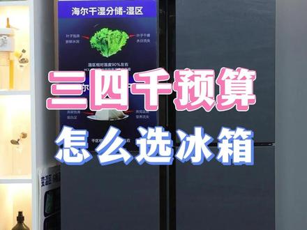 三四千预算选哪款冰箱?性价比超高的海尔485,带有变温区的海尔468,你喜欢哪个?#家电 #冰箱 #性价比高 @抖音小助手