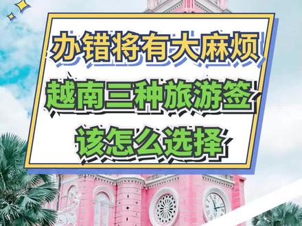 办错将有大麻烦!越南三种旅游签该怎么选择?#越南签证 #常顺旅游
