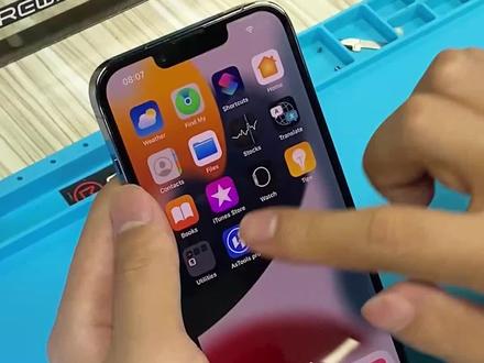 重摔后的13Pro,陀螺仪失灵飞线修复。