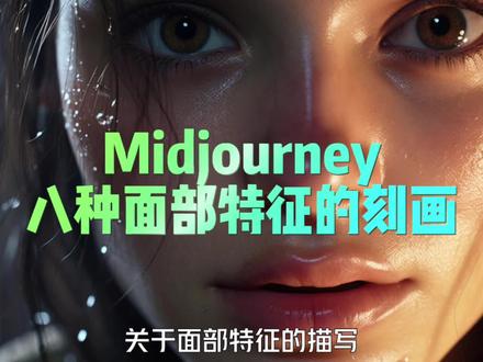 midjourney关键词,脸部细节刻画关键词示范。ai生成真实的脸部特写,需要应用这些关键词。#midjourney #教程 #干货分享 #人工智能 #水煮鲁班ai绘画
