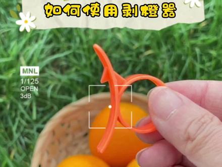 #宜橙 拖延症晚期患者小橙子,终于在这个假期完成了作业。😂大家问了很久的剥橙器教学视频终于来啦!#剥橙器用法