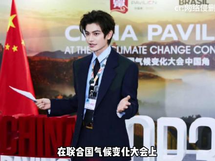 #丁禹兮想把气候议题讲给更多人听 在联合国气候变化大会上中国青年演员丁禹兮想把气候议题讲给更多人听 #丁禹兮